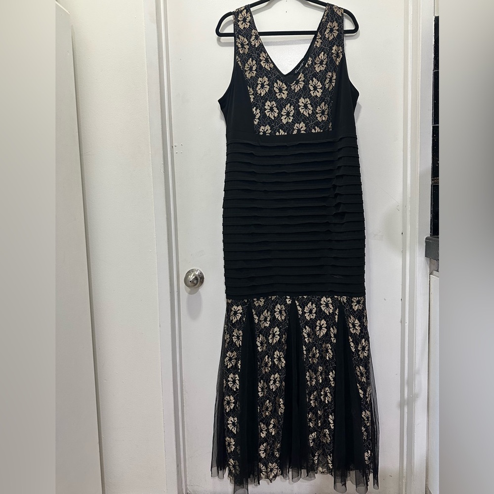 Candalite Sleeveless Formal Evening Gown Sz XL Grunge Whimsical Witchy - Picture 1 of 6